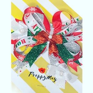 Christmas Hairbow - Girls Hairbow -Holiday HairBow